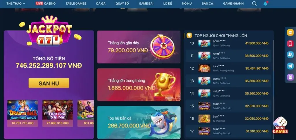 Khuyến mãi nổ hũ độc quyền tại bet89